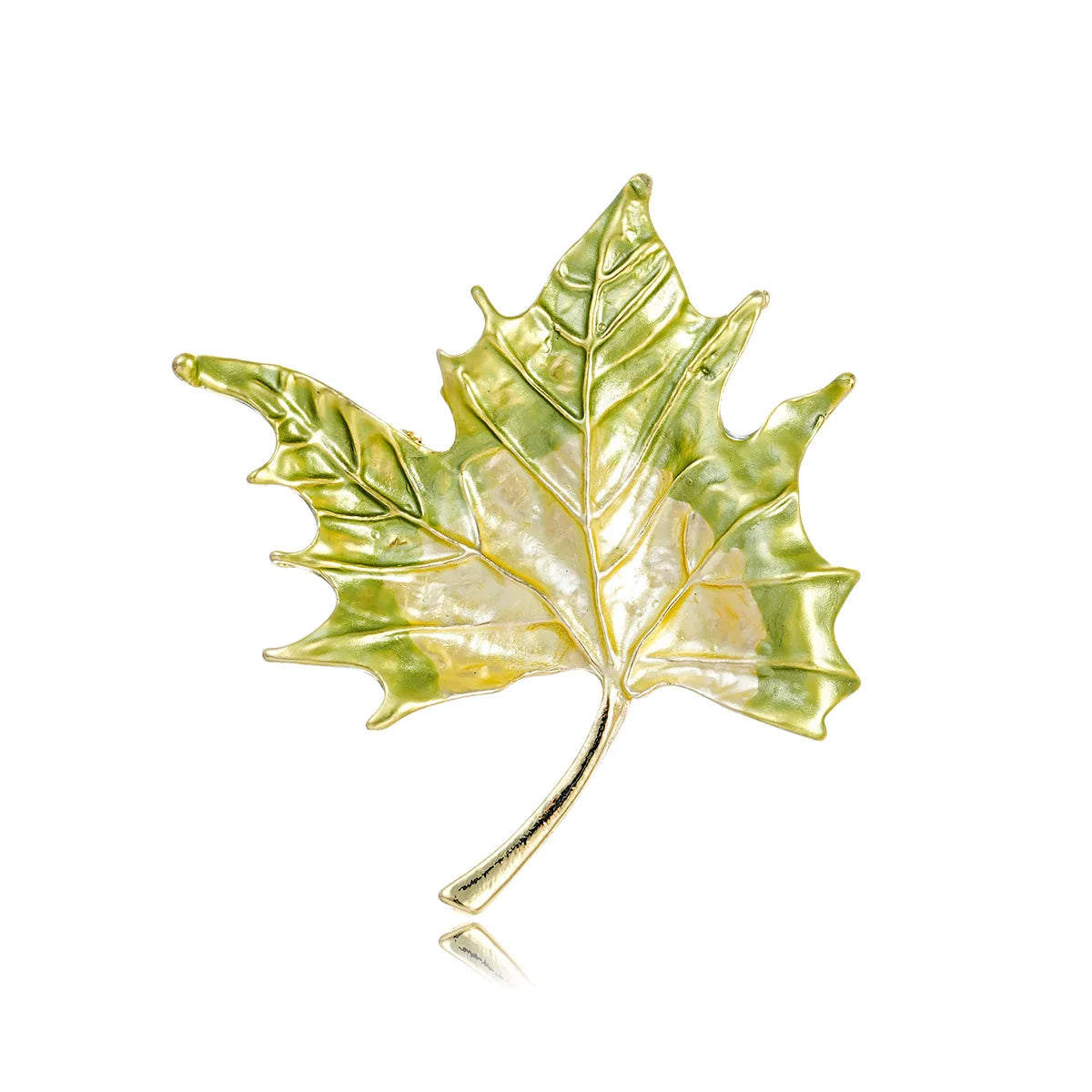 Fashionable Leafs Elegant Sweet Brooches for Girls Trendy Stylish Jewelry Pins for Women Ladies Accessories Chinese Supplier