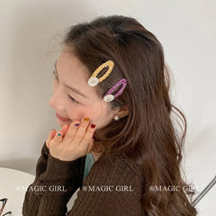 Female 2025 Hot Sale Solid Color Small Snap Clips Fashion Simple Elegant Customized in Stock Hairpins Accessory for Women Causal