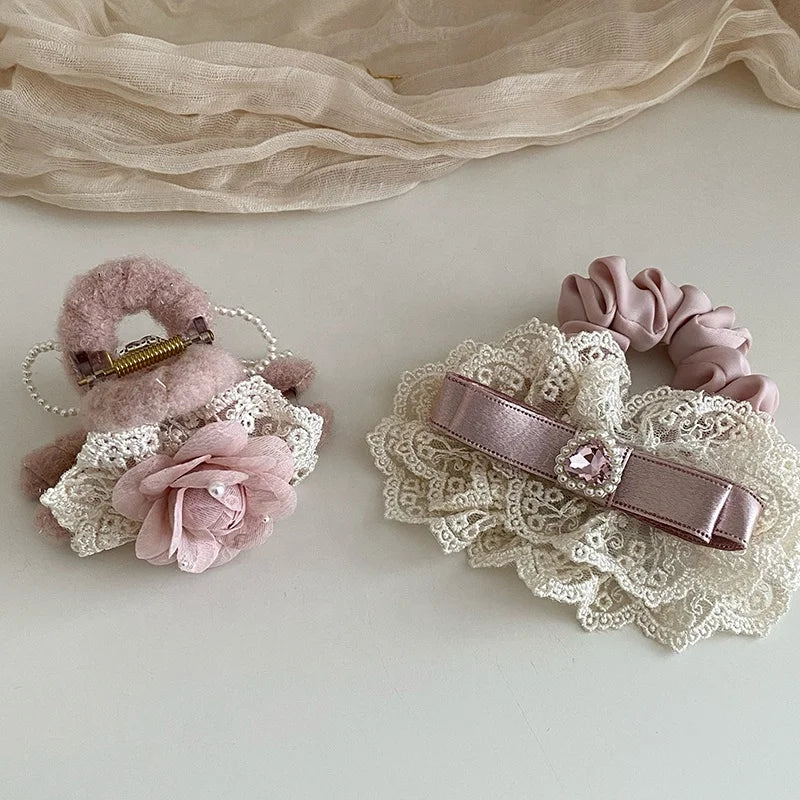 Fashion Sweet Bowknot Elegant Cute Hair Claw Clips for Girls Princess Style Claws for Women Ladies Hair Accessories in Stock