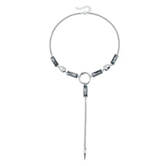 Fashion Glitter Tassel Simple Minimalistic Necklaces for Girls Elegant Glamorous Jewellry for Women Ladies Accessories Stylish