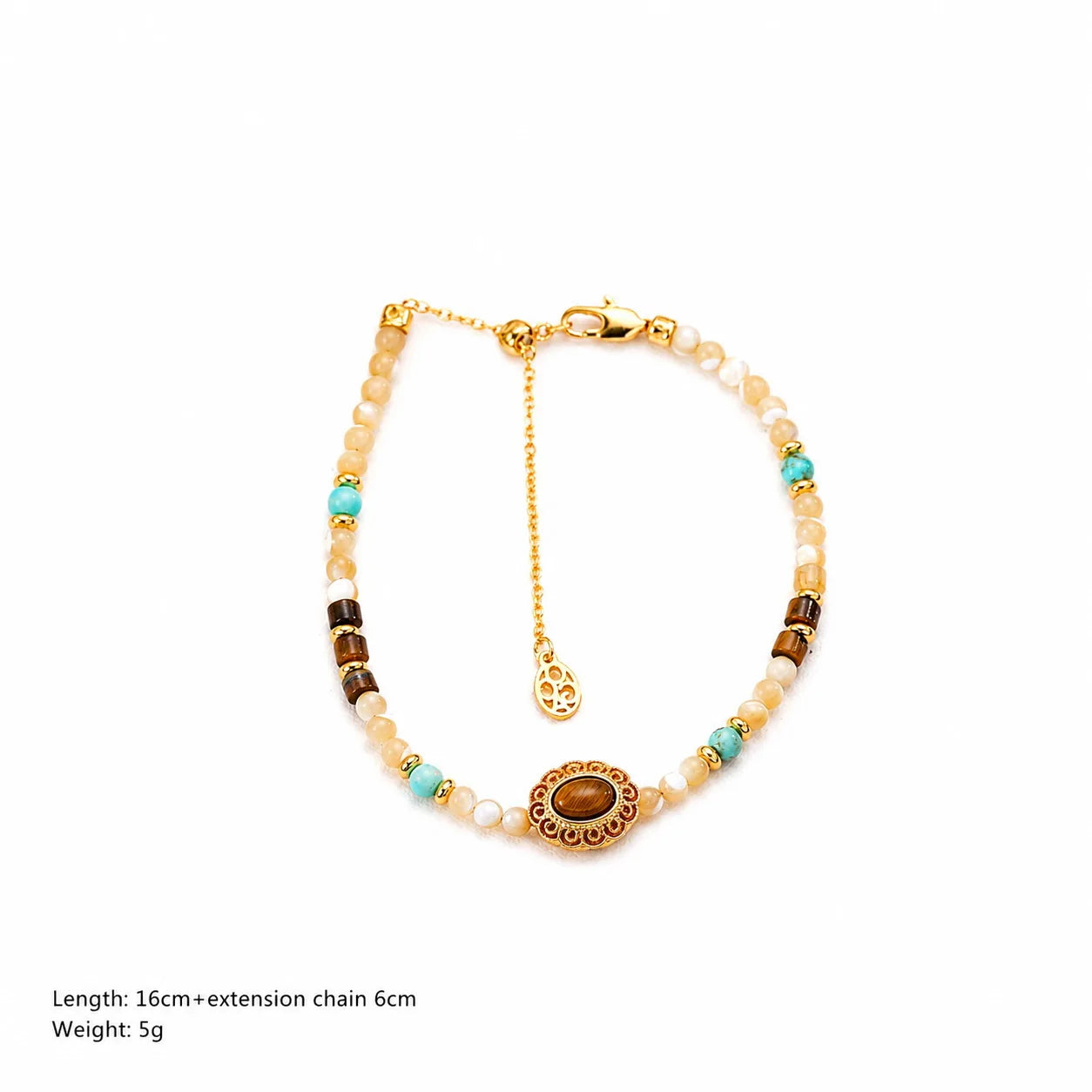 Fashion Turquoise Baroque Pearl Natural Stone Freshwater Pearl Bracelets for Girls Vintage Jewelry for Women Ladies Wholesale