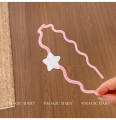 Sweet Cute Fashion Simple Star Heart Shaped Head Band for Baby Girls Kawaii Fashion Hair Band for Kids Children Hair Accessories