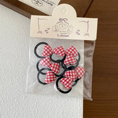 Sweet Cute Kawaii Star Heart Shaped Sceunchies for Baby Girls Mini Kawaii Hair Ties for Kids Children Hair Accessories in Stock