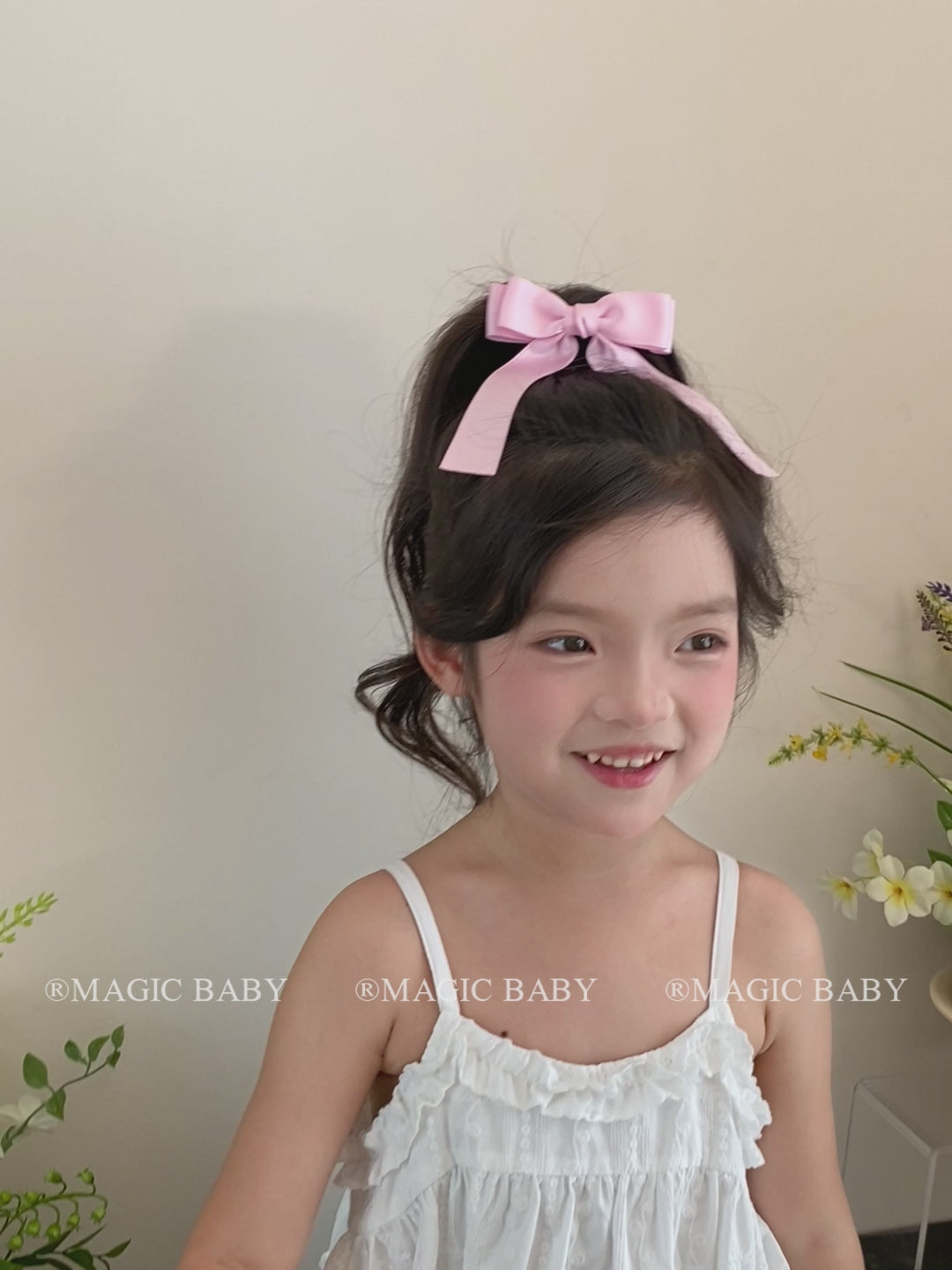 Girly Aesthetic Solid Color Pink Medium Alligator Clips Beauty Fashion Sweet in Stock Hairpins Accessories for Kids Children Use