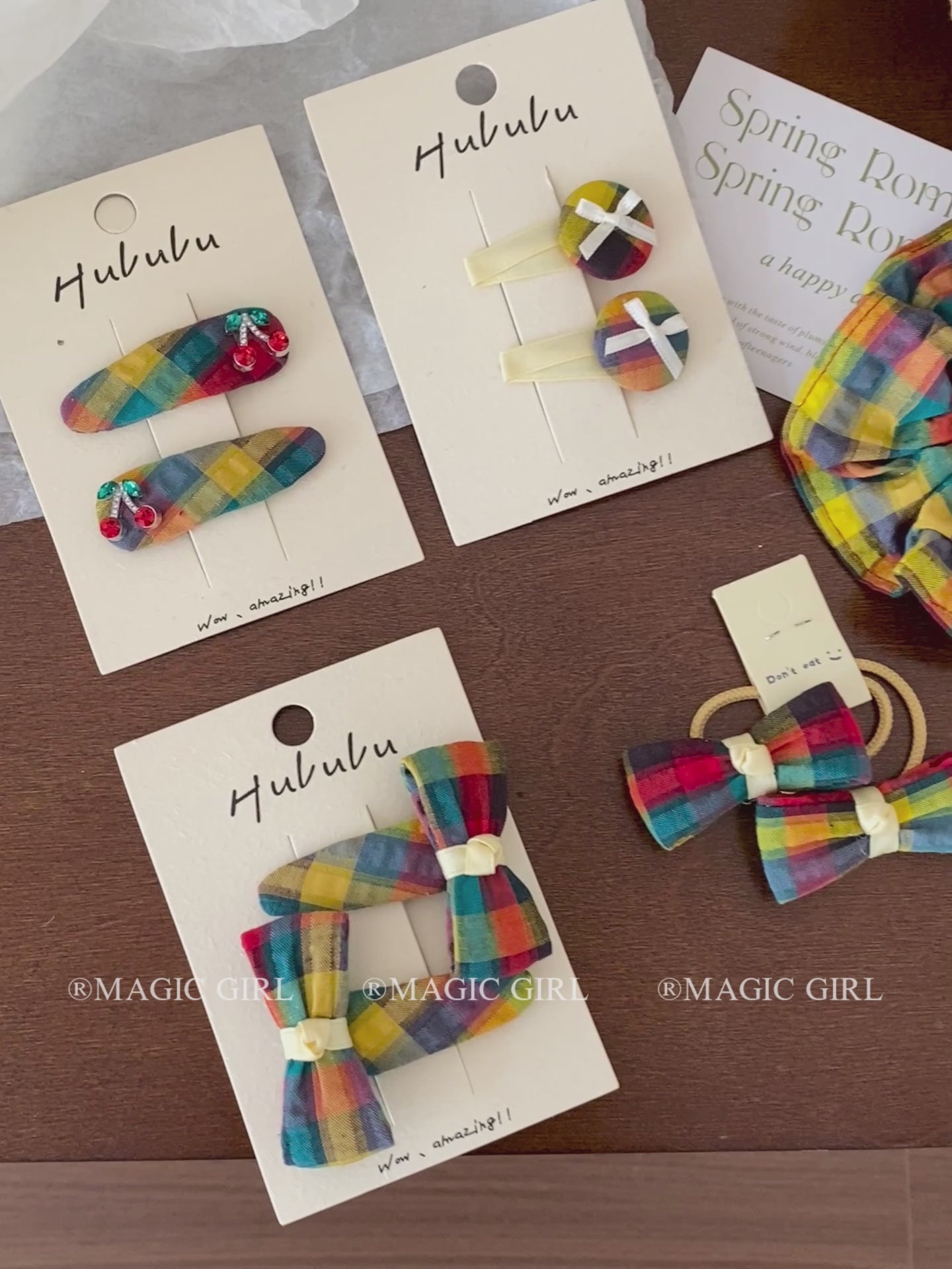 Fashion Colorful Cute Scrunchies for Baby Girls Trendy Stylish Elegant Hair Ties for Kids Children Hair Accessories in Stock