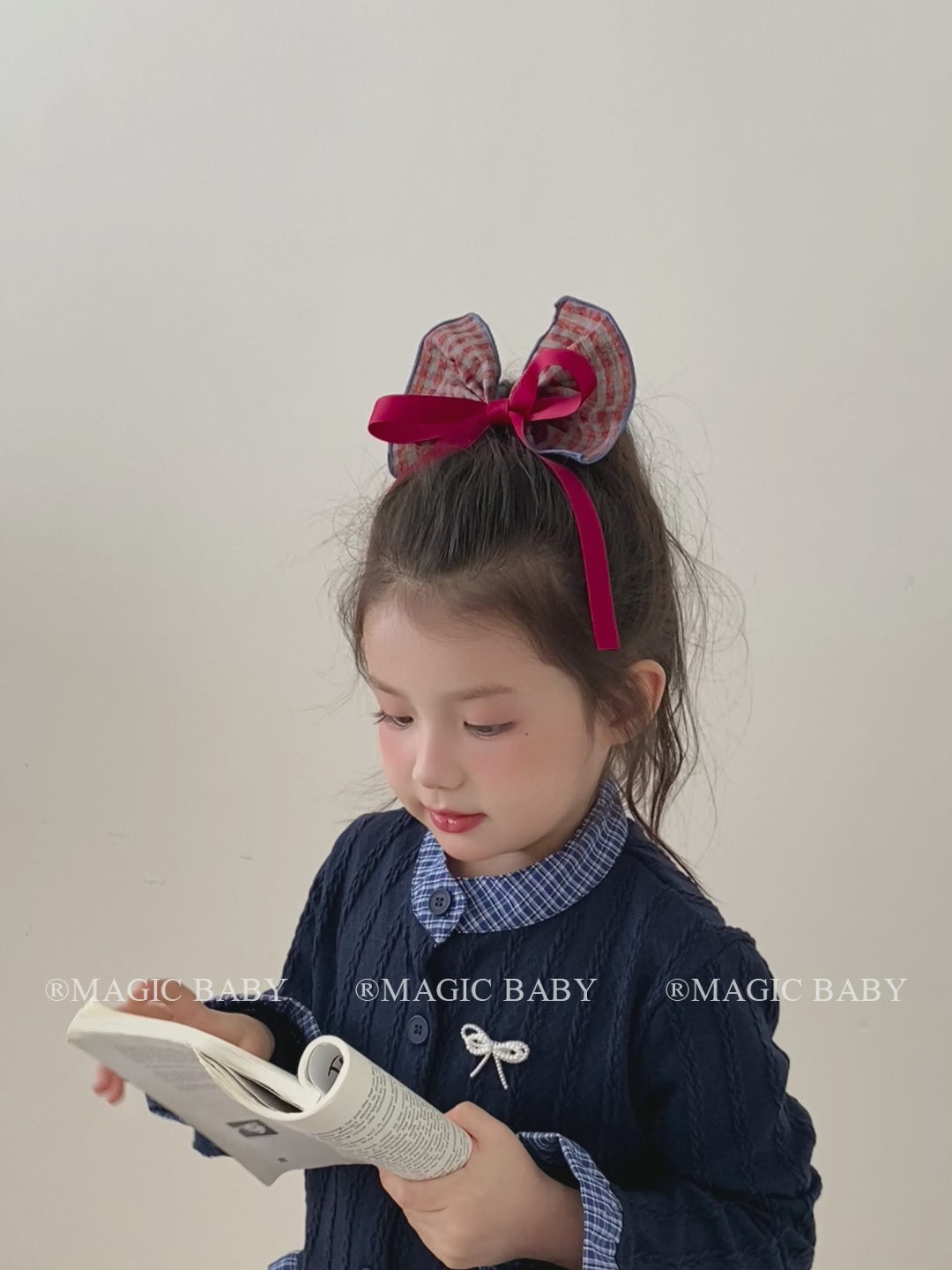 Fashion Ribbon Bowknot Polka Dot Head Band for Baby Girls Cute Sweet Hair Band for Kids Children Hair Accessories in Stock
