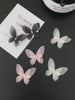 Hot Sale Women's Daily Use Elegant Butterfly Shape Hair Claws Solid Color Hair Clips Clamps with Creative Design for Parties