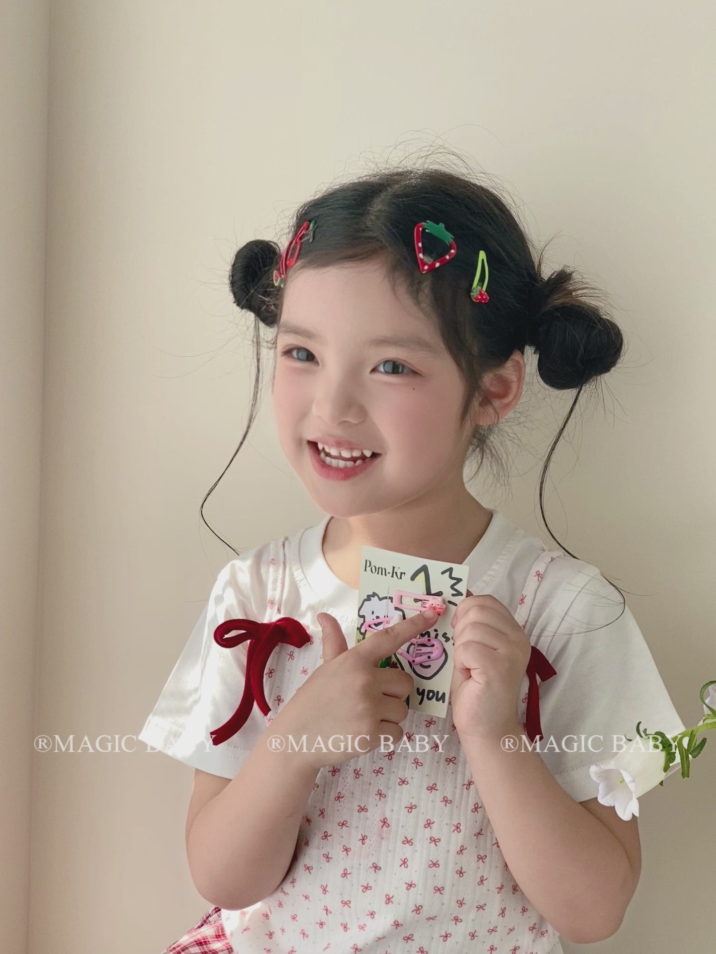 Sweet Cute Animals Fruit Hair Clips for Baby Girls Dot Fashion Kawaii Snap Clips for Kids Children Hair Accessories in Stock