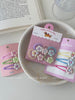 Simple Minimalistic Flowers Plaid Hair Clips for Baby Girls Sweet Cute Snap Clips for Kids Child Teens Hair Accessories in Stock