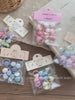 Mini Sweet Cute Dot Star Heart Scrunchies for Baby Girls Fashion Durable Kawaii Hair Ties for Kids Children Hair Accessories