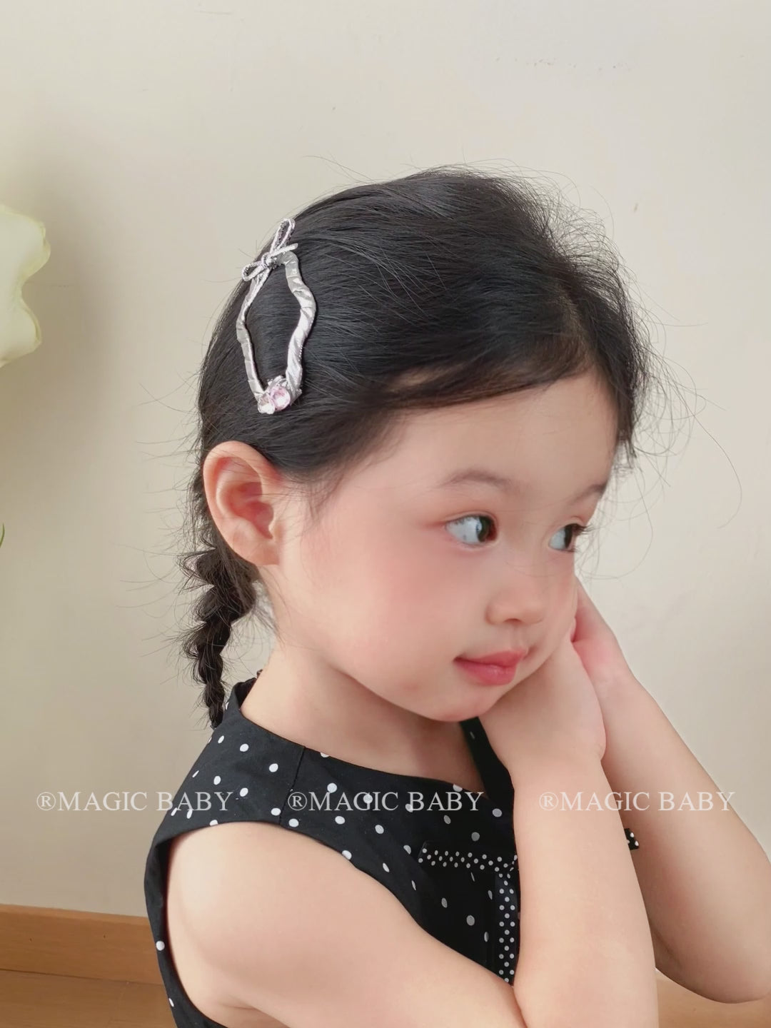 Solid Silver Kids Hairpins Star Cloud Shape Rhinestone Snap Clips Fashion Sparkling Alloy Stock Hairpin Accessories for