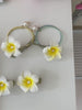 Sweet Cute Flower Hair Clips for Kids Teens Imitation Pearl Fashion Alligators Alloy Plastic Hair Accessories for Party Stock
