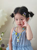 Sweet and Cute Multicolor Flower Apple Hairpins Children's Fashion Accessory for Daily Use Simple Style for Kids and Girls