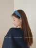 Women Solid Colored Blue Black Wide Headbands Fashion Elegant Customized Bulk Order in Stock Hairbands Accessories for Female