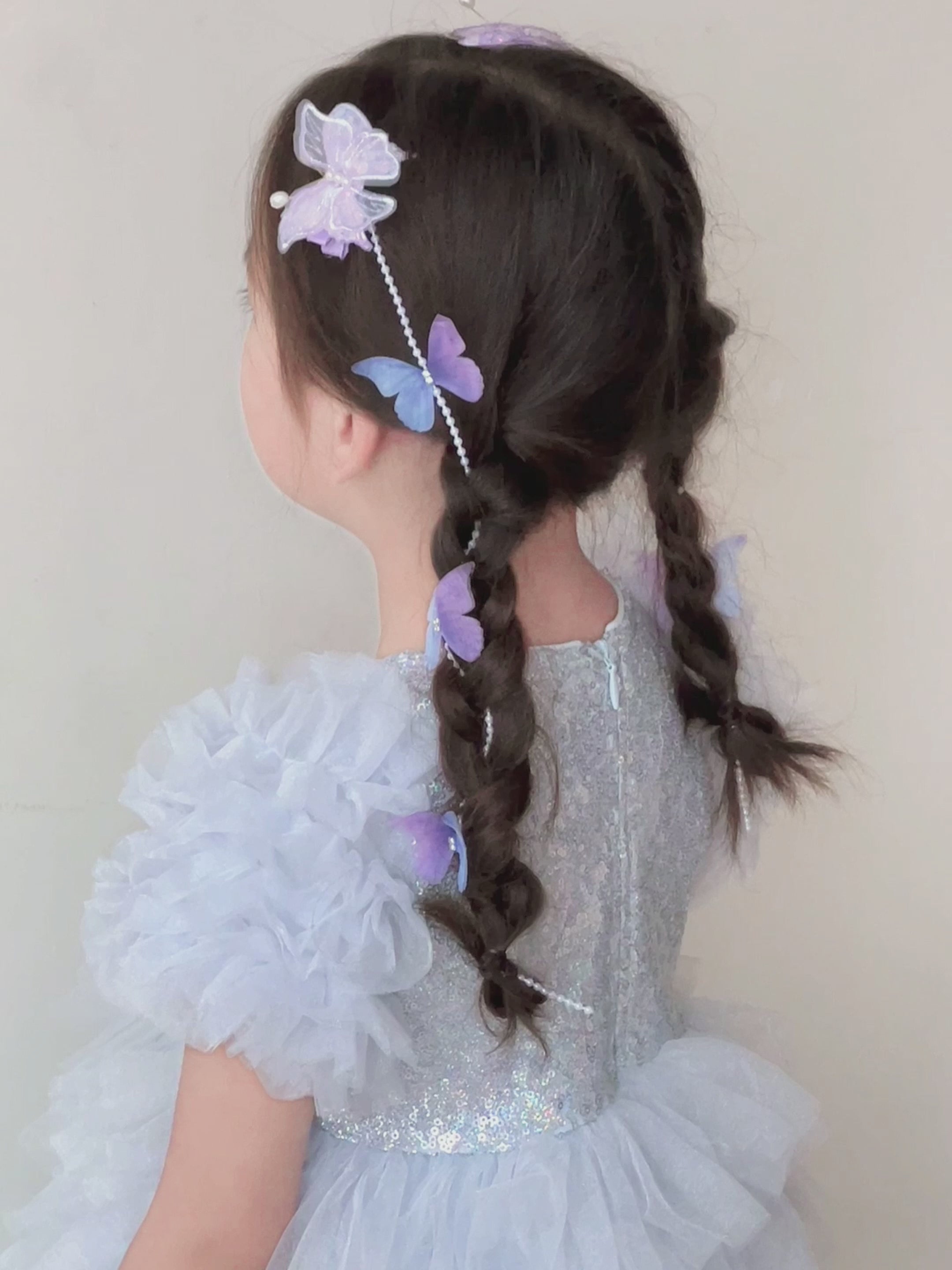 Sweet Cute Butterfly Fashion Hair Clips for Baby Girls Trendy Princess Alligator for Kids Children Hair Accessories in Stock