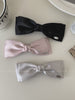 Elegant Chic Women's Bowknot Hairpins Alloy Fabric Barrette Clips for Daily Office or Party Use Solid Color Stock Accessories