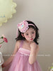 Girls Princess Style Rabbit Letter Tulle Slim Headbands Fashion Sweet Wholesale in Stock Hairbands Accessories for Children Use