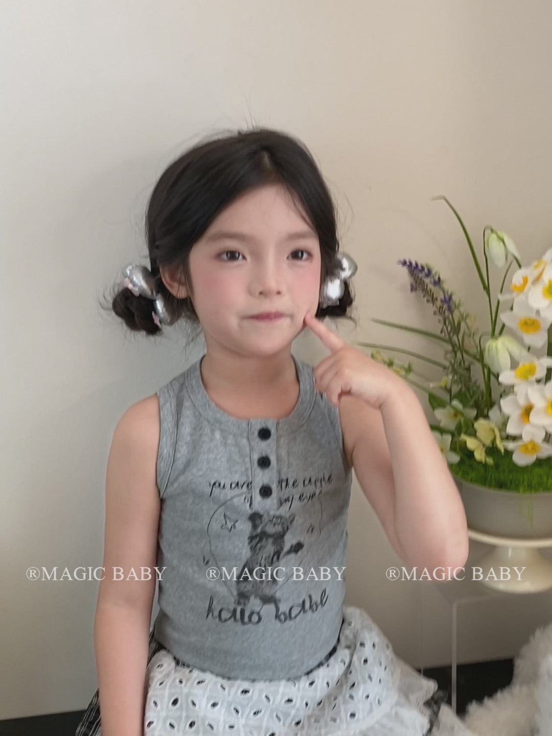 Minimalistic Flower Bowknot Scrunchies for Baby Girls Chic Trendy Chic Hair Ties for Kids Sweet Style Hair Accessories