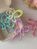 Candy Color Fashion Cute Sweet Hair Claw Clips for Girls Butterfly Kawaii Haarspange Clutch for Women Ladies Hair Accessories