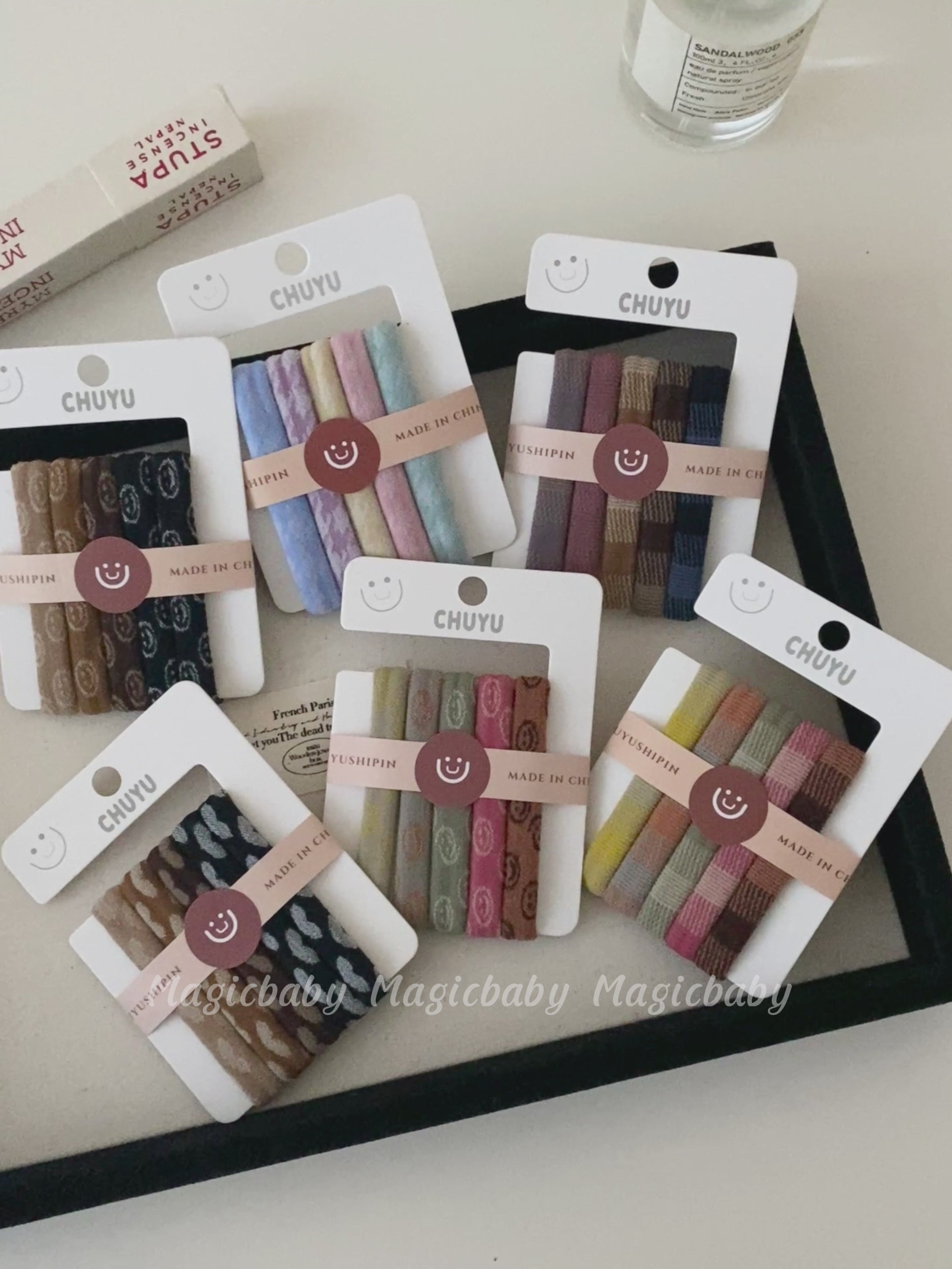 Classic Simple High Elastic Scrunchies for Baby Girls Minimalistic Fashion Hair Ties for Kids Children Hair Accessories in Stock