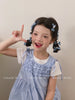 Cute Sweet Fashion Bowknot Denim Heart Shaped Hair Clips for Baby Girls Chic Alligators for Kids Children Hair Accessories