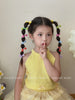 Children Multicolor Minimalistic Fluffy Balls High Elastic Hair Ties Fashion Sweet in Stock Scrunchies Accessory for Kids Daily