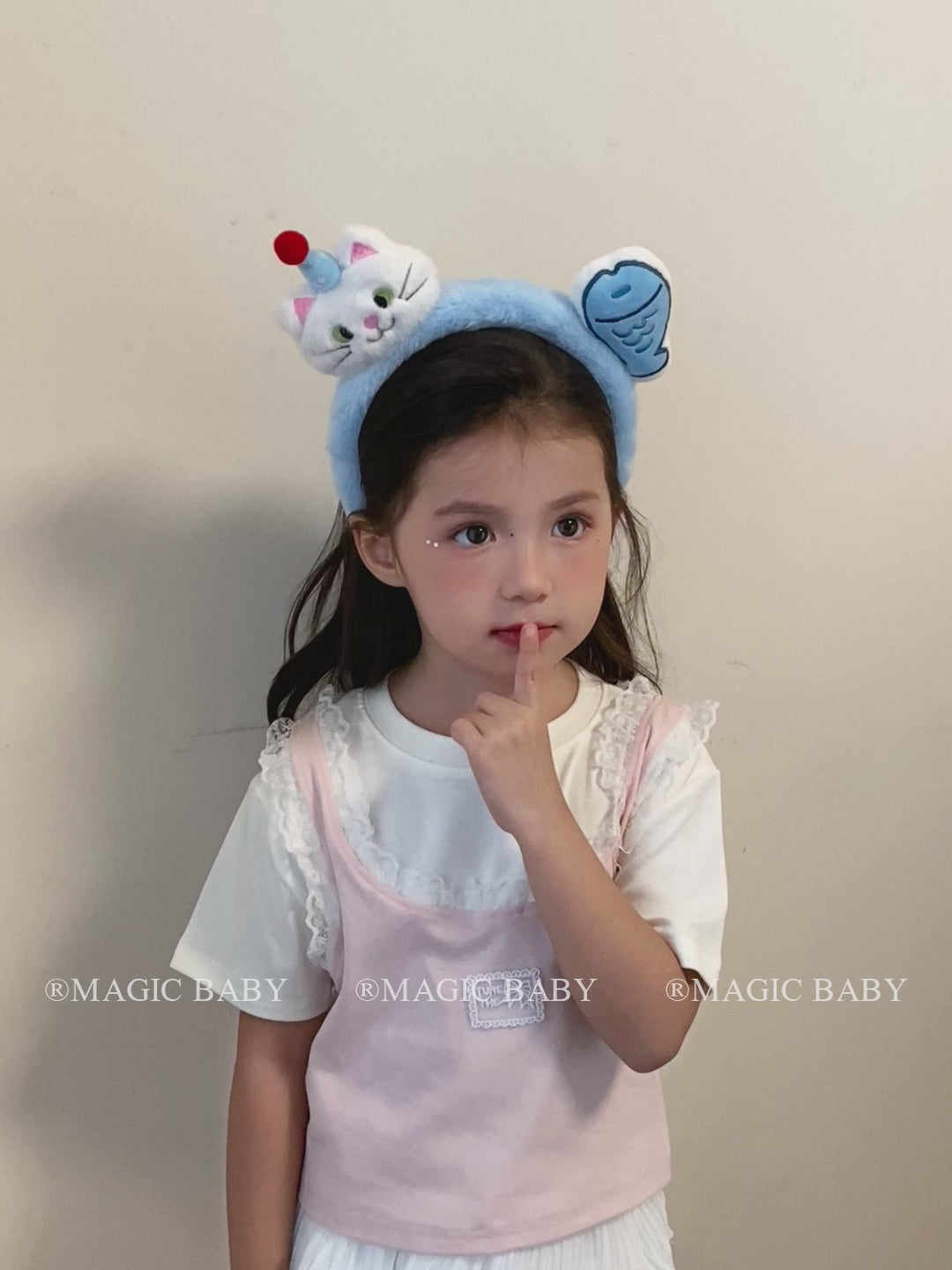 Fashion Cute Animals Cartoon Cat Puppy Head Band for Baby Girls Elegant Kawaii Fish Hair Band for Kids Child Hair Accessories