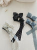 Classic Polka Dot Solid Color Bowknot Hair Clips for Girls Sweet Elegant Fashion Alligators for Women Ladies Hair Accessories