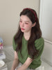 Women's Chic and Elegant Woolen Yarn Comb Headbands Multiple Colors Wholesale Stock Female Daily Hair Accessories
