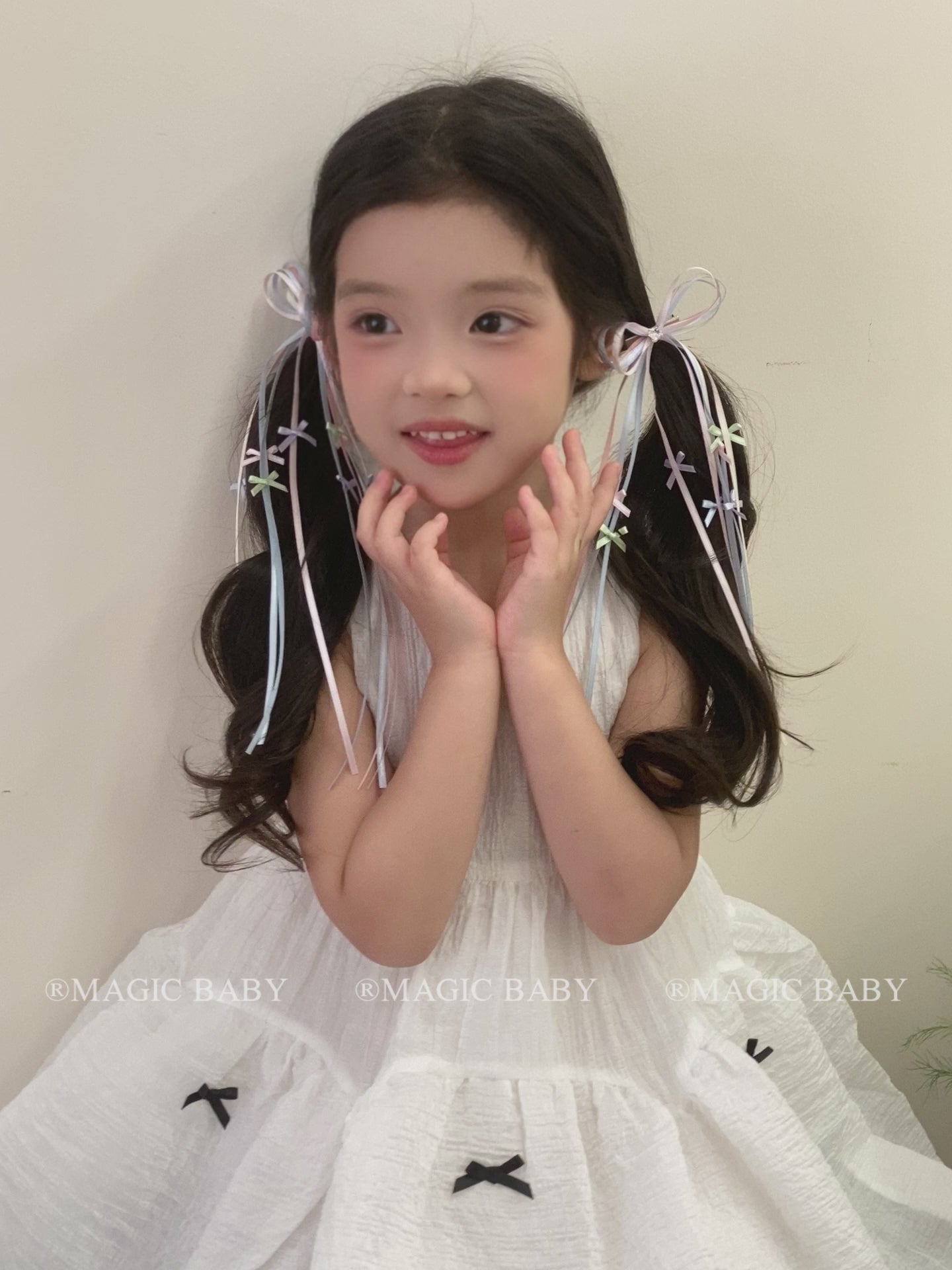 Kids Bowknot Ribbon Decorative Alligator Clips Sweet Colorful Fashion Wholesale in Stock Hairpins Accessories for Children Daily