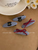 Women Bowknot Bear Animals Plaid Small Alligator Clips Elegant Chic Sweet Wholesale in Stock Hairpins Accessories for Female Use