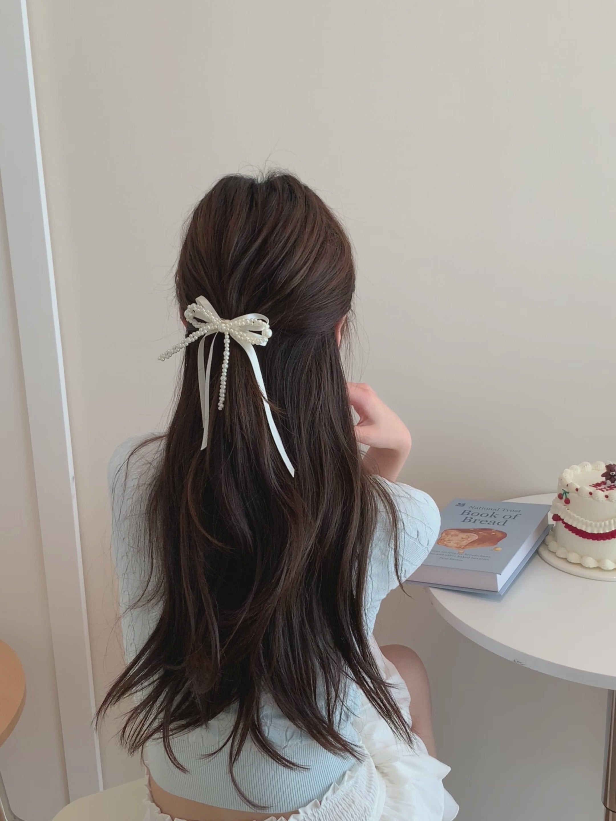 Elegant Princess Style Bowknot Hair Clips and Barrettes Stunning Graceful Ribbon Accessories for Women and Girls for Parties