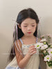 Colorful Ribbon Bowknot Fabric Hair Claw Clips Cute Princess Style Glitter Accessory for Baby Girls and Kids for Party