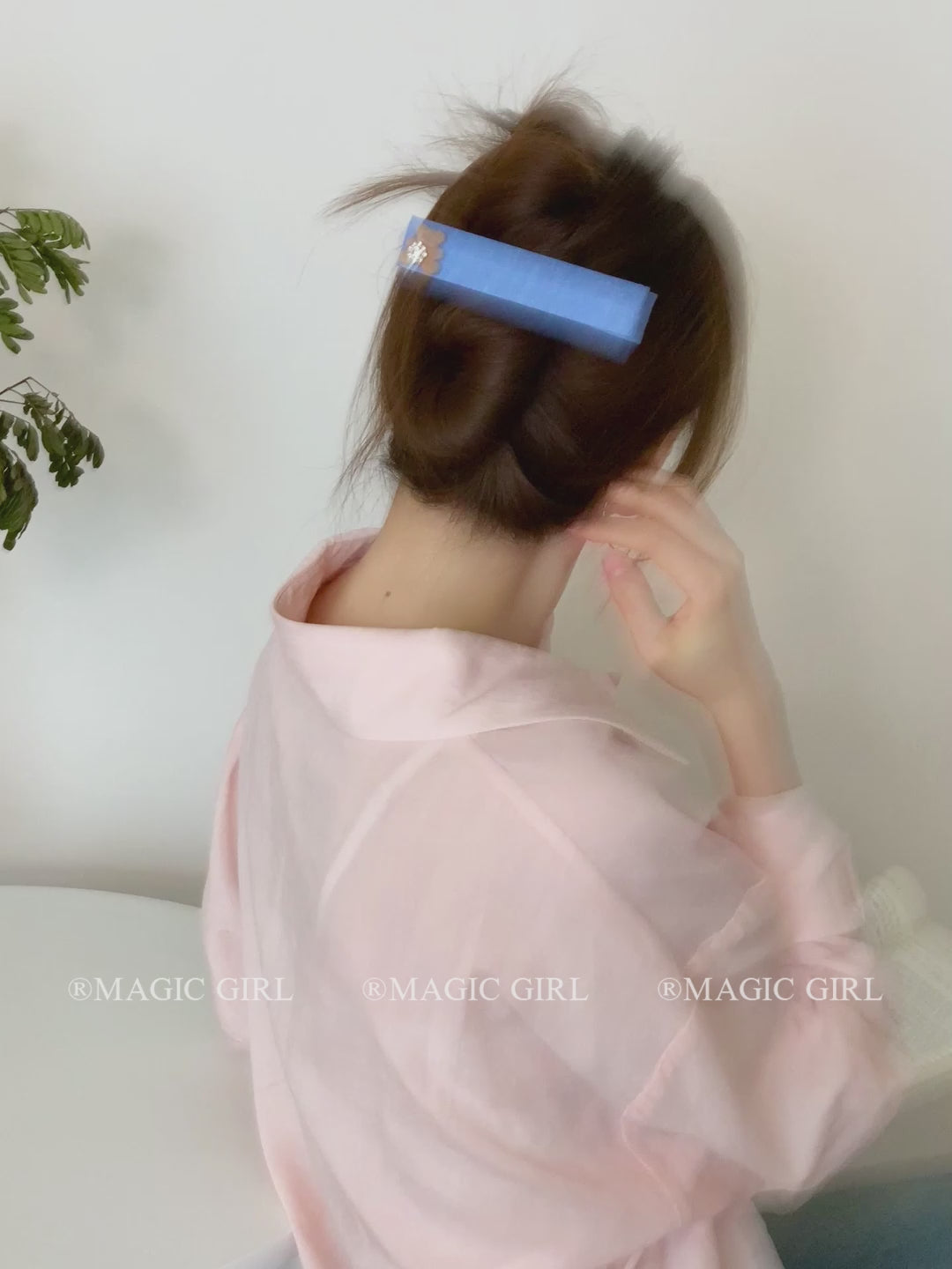 Demin Blue Solid Color Large Hair Clips for Girls Animals Bear Glitter Rhinestone Alligators for Women Ladies Hair Accessories