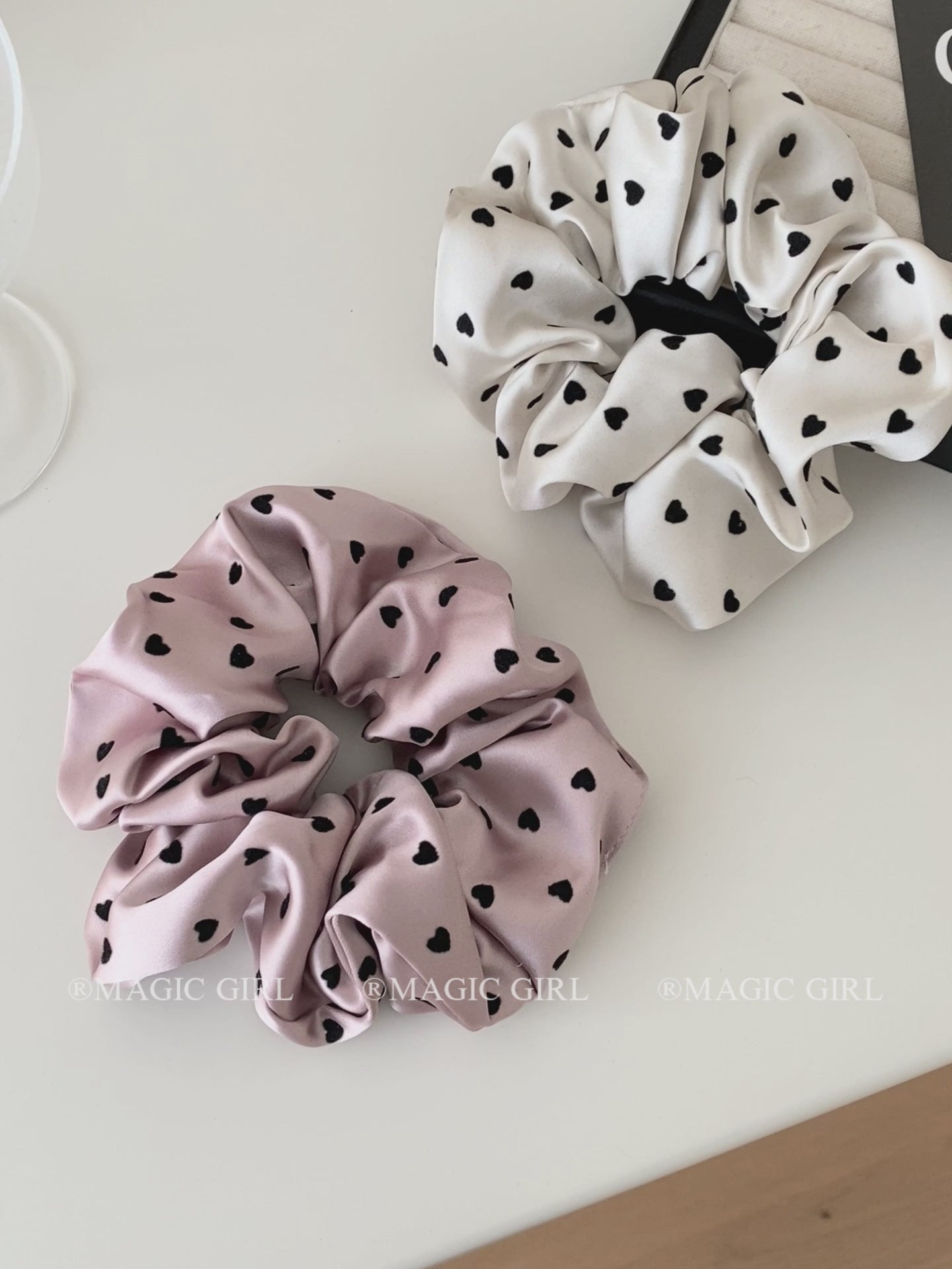 Dot Elegant Trendy Minimalistic Vintage Hair Ties Women's Sweet Elastic Scrunchies for Daily Use Fashion Accessory in Stock
