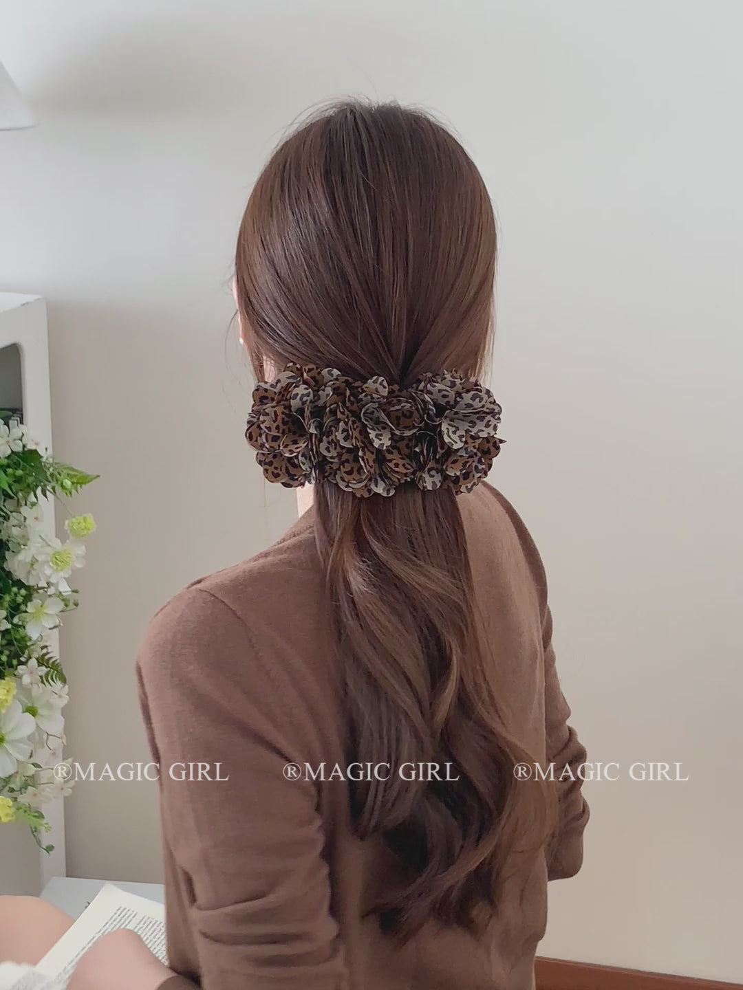 Elegant Classic Leopard Print French Style Banana Hair Clips for Women & Girls Daily Use Accessory Stock