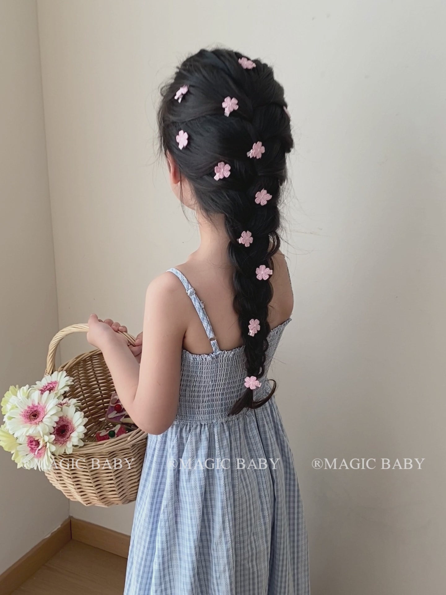 Simple Minimalistic Pink Solid Color Scrunchies for Baby Girls Cute Sweet Fashion Hair Ties for Kids Hair Accessories in Stock