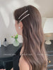 Women's Fashion Alloy Bobby Pins & Hair Clips Sequined Beauty Barrettes Lightweight Hair Claws for Daily School & Party Use