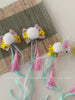 Cute Rabbit Ribbon Mid Autumn Festival Hair Clips for Baby Girls Kawaii Fashion Alligators for Kids Children Hair Accessories