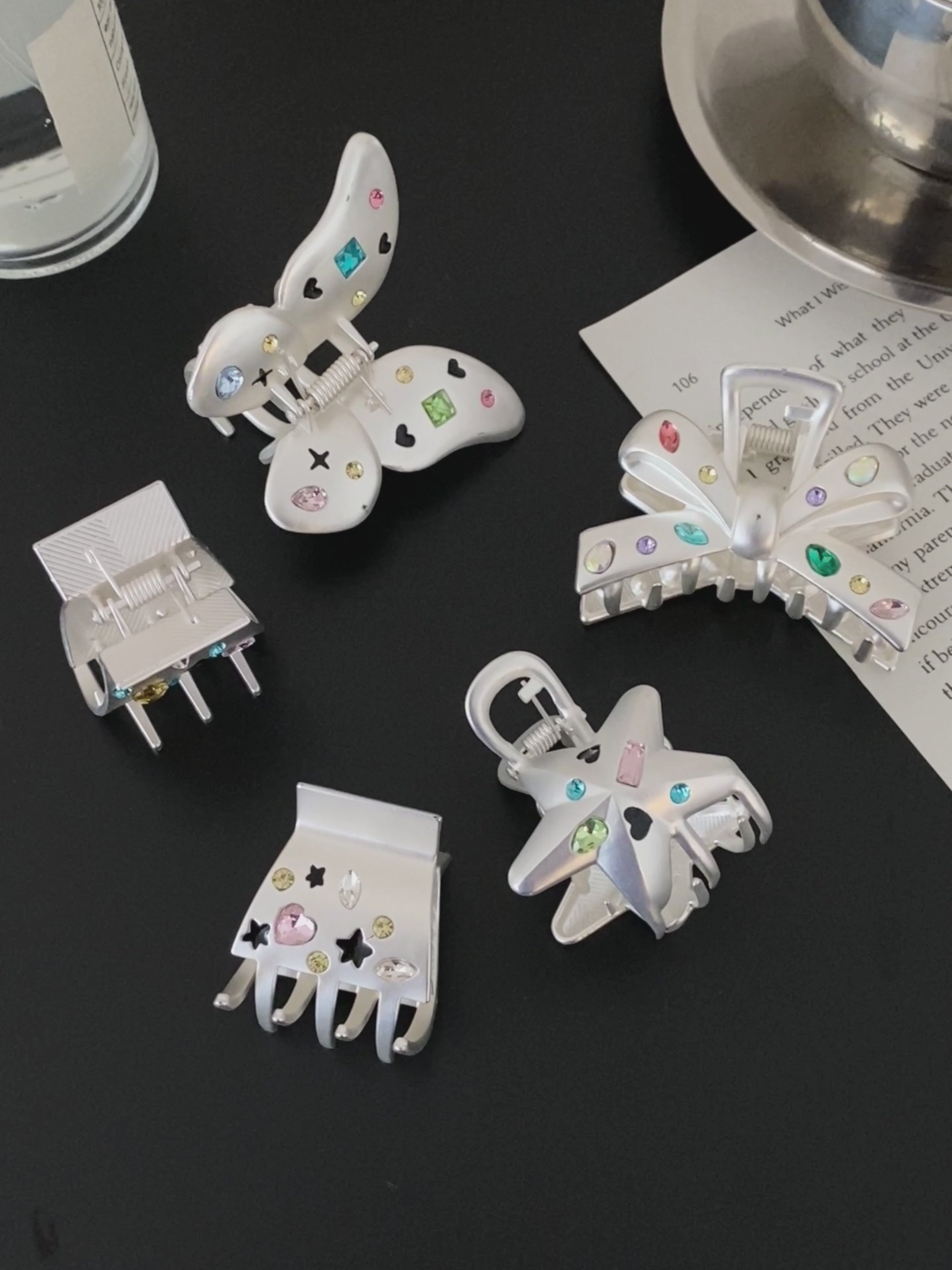 Fashion Butterfly Star Bowknot Hair Claw Clips for Girls Metal Simple Trendy Stylish Haarspange for Women Lady Hair Accessories