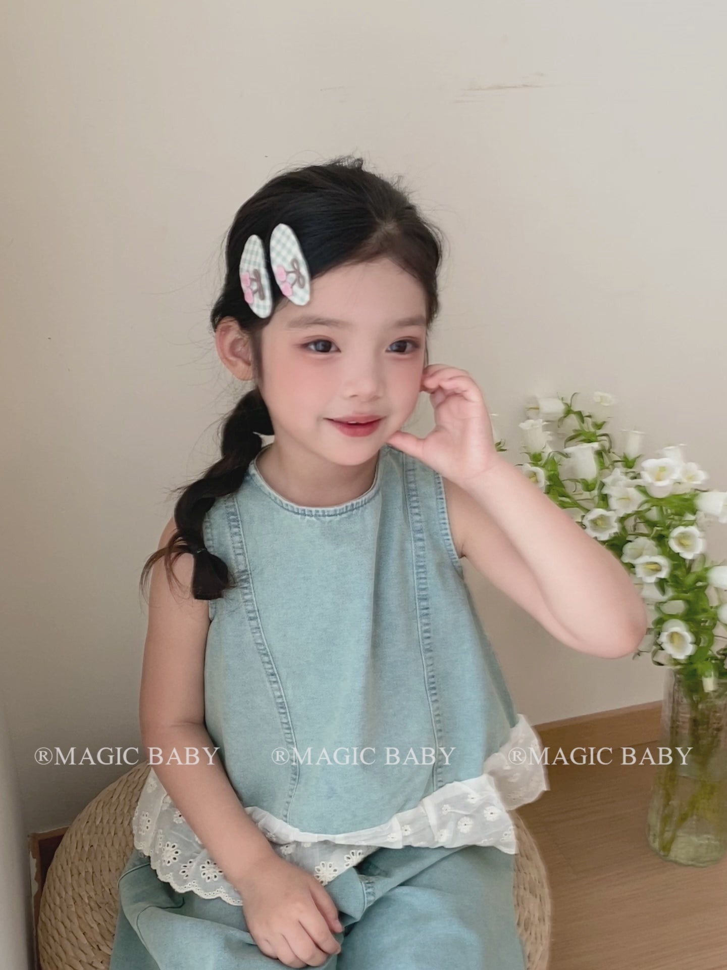 Fruit Fashion Sweet Cute Hair Clips for Baby Girls Trendy Elegant Cherry Snap Clips for Kids Children Hair Accessories in Stock