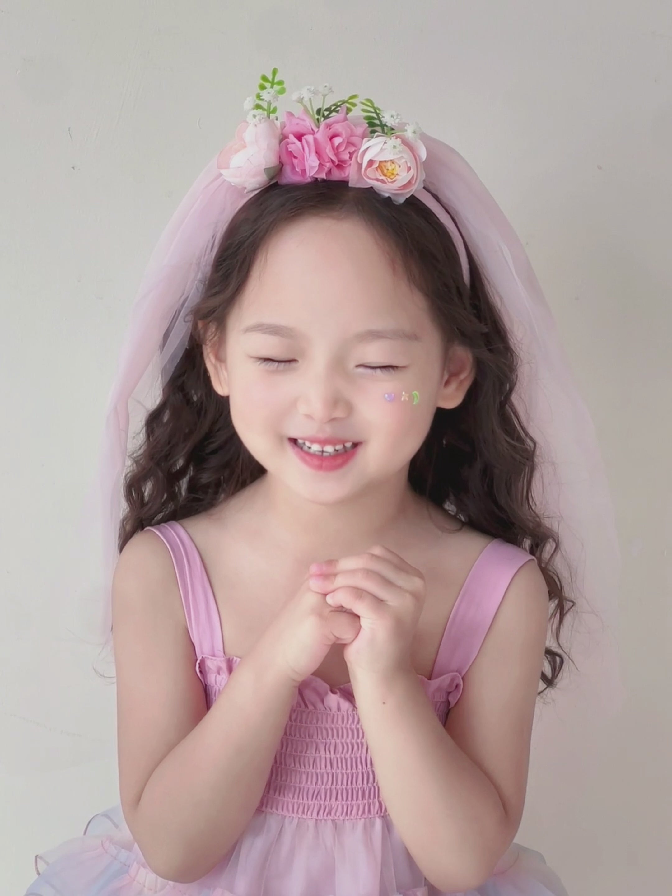 Cute Princess Style Flower Tulle Headband for Baby Girls Sweet Hair Accessories for Kids and Teens Stock Available