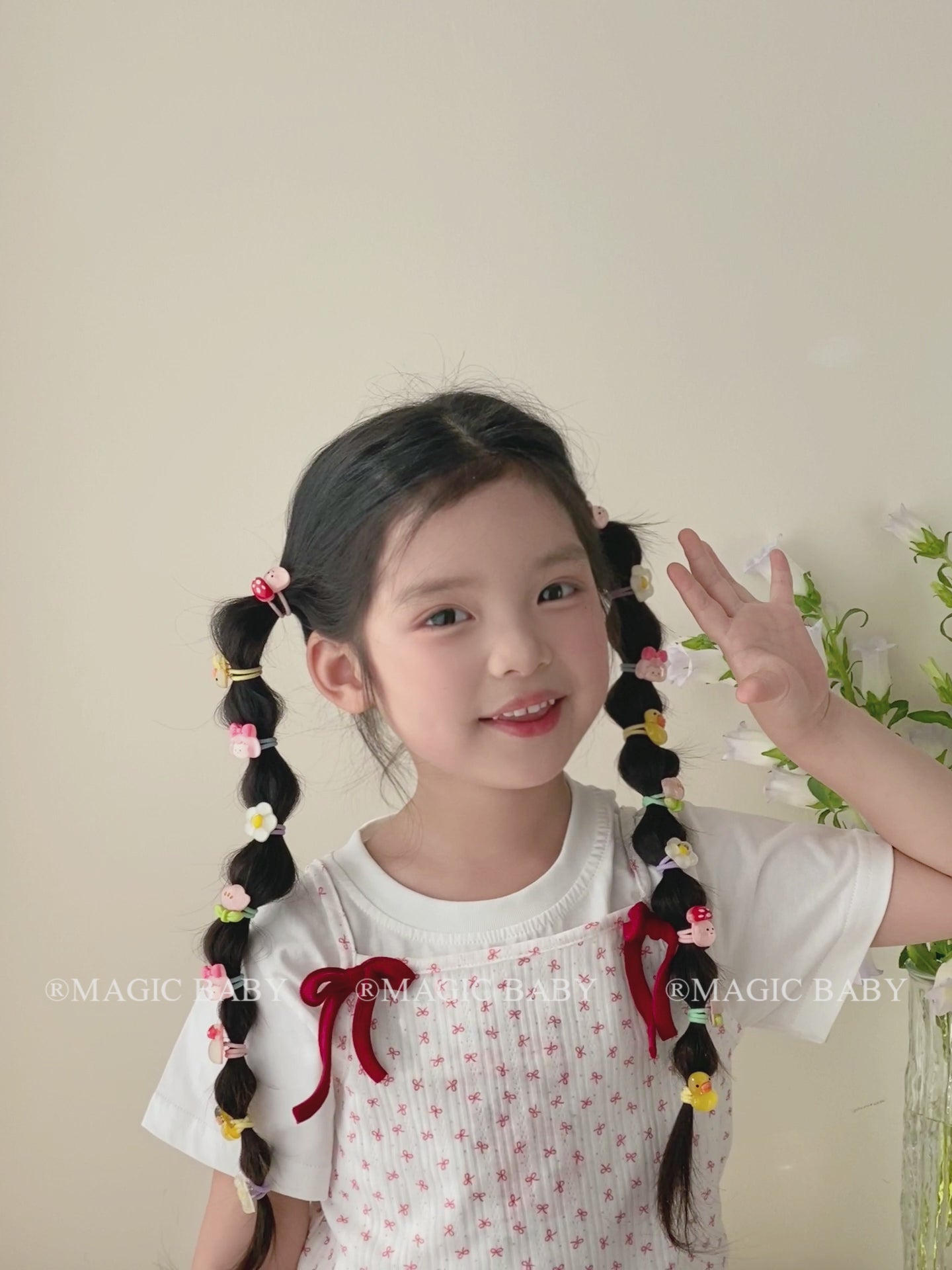 Mini Cute Sweet Scrunchies for Baby Girls Kawaii Fashion Trendy Stylish Hair Ties for Kids Children Hair Accessories Animals