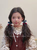 Girls Blue Bowknot Ball Elastic Ponytail Holder Hair Ties Sweet Fashion Elegant in Stock Alligator Clips Accessories Set for Kid