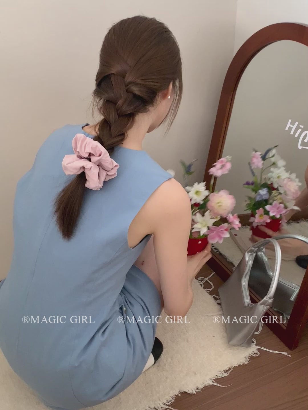 Classic Solid Color Simple Minimalistic Elegant Scrunchies for Girls Fashion Hair Ties for Women Ladies Hair Accessories Chic