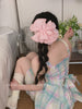 Large Popular Hair Ties Solid Color Minimalist Trendy Sweet Hair Rope for Women Creative Design Popular Scrunchy Hair Accessory