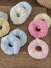 Brand New Women's Soft Cotton Plaid Scrunchies Colorful Cute Hair Ties for Girls Fashionable Accessories with Sweet Style