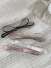 Hot Sale French Vintage Elegant Women Hairpins Medium Barrette Bowknot Solid Color Fabric Claw Clips Wholesale Stock Accessory