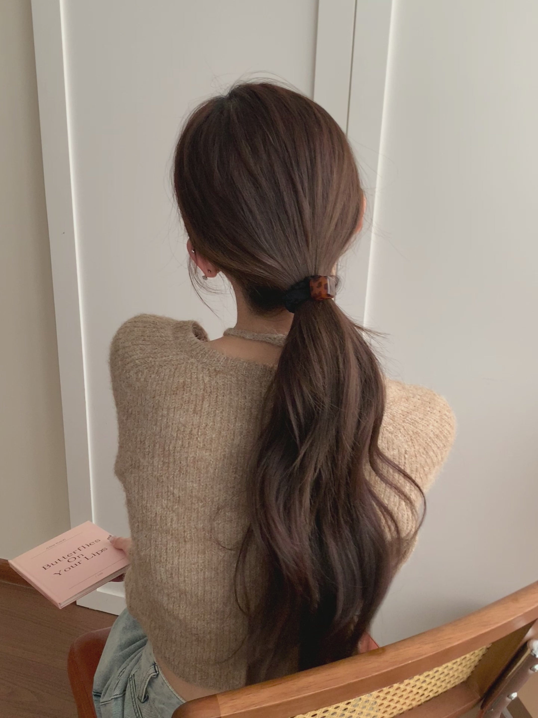 Classic High Elastic Elegant Simple Scunchies for Girls Fashion Minimalistic Stylish Hair Ties for Women Ladies Hair Accessories