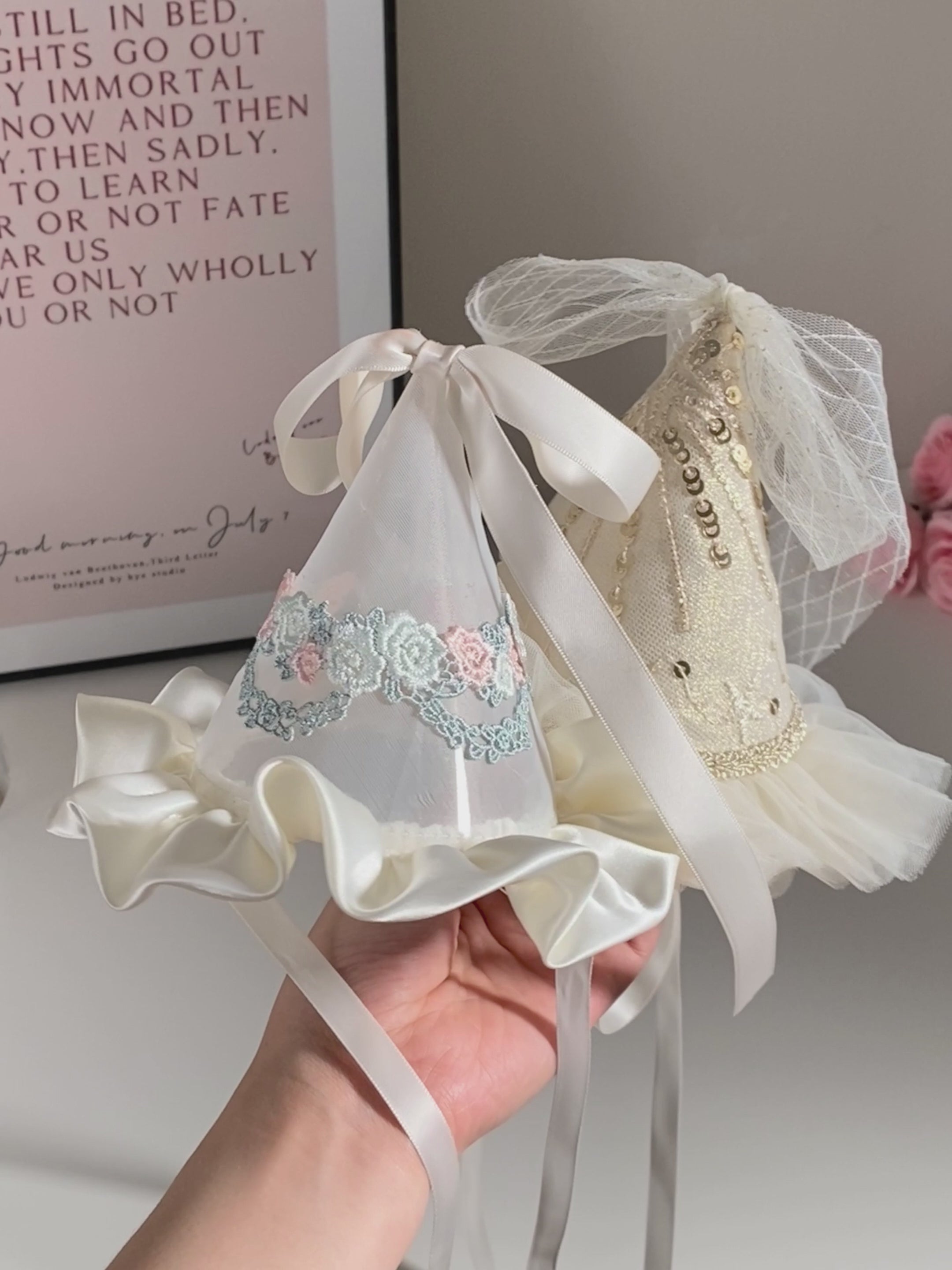 Hot Sale Medium Beige Lace Flower Bowknot Decorative Alligator Clips Elegant Fashion Hairpins Claws Accessories for Women Kids